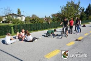 Otroci v Ljutomeru in Stročji vasi del Evropskega tedna mobilnosti 7